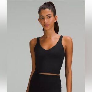 Lululemon Align Ribbed Black Tank Top Size 6